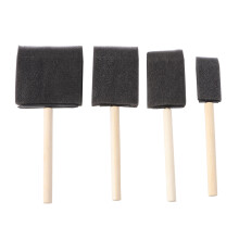 12Pièces Ensemble Éponges Carrées Manche Bois Outils Créatifs DIY