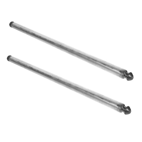 4Pcs Silver Trash Can Axle Replacement - High Load Capacity Iron Rods