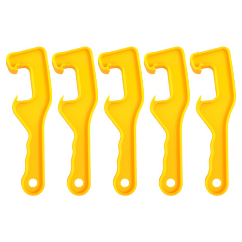 20Pcs Sturdy Yellow Plastic Paint Tool for Various Buckets