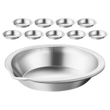20Pcs Silver Mini Paint Trays Stainless Steel Lightweight for Artists