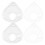 40Pcs Acrylic Thread Drops Floss Organizer with Winding Pattern Design 1