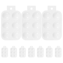 50St Plastic Mixpaletten Voor Kinderverf En Aquarelkunst