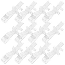 40Pièces Fixations Transparentes En Pour Stores Bandeaux