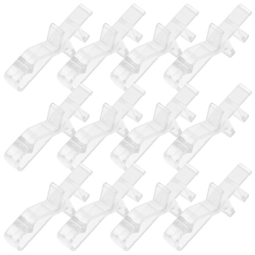 40Pièces Fixations Transparentes En Pour Stores Bandeaux