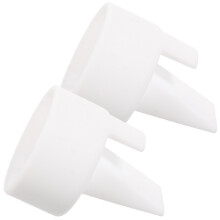 2Pièces Valves Silicone Pour Sein Durables Blanches