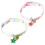 4Pièces Collier Chat Cloche Ajustable Coton 1