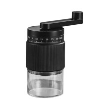 Coffee Grinder Small Coffee Grinder Hand-Cranked Coffee Machine with 30 Adjustable Settings for Home Travel Camping B