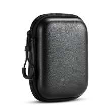 Pebbled Portable Hard Shell Digital Gadgets Storage Bag Earphone Charger Case Plug Data Cable U Disk Organizer A
