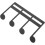 2Pièces Clip Note De En Métal Noir Pour Supports De Partition 1