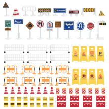 2Ensembles Routière Simulée Jeu Educatif Coloré Enfants