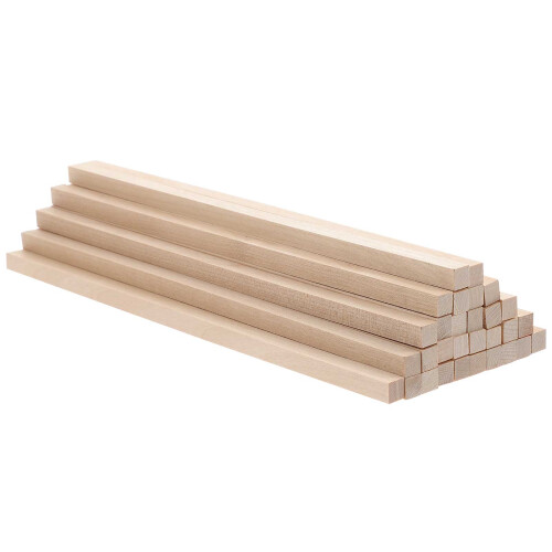 2 Quadratische Holzstäbchen Für Bastelarbeiten