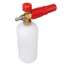 Schaumkanone 1000 ml, 1/4 Zoll Schnellkupplung, Silber