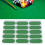 15 Stück Billard-Patch-Aufkleber mit starkem Klebstoff 1