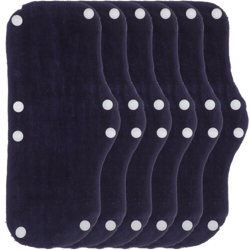 24Pièces Liner Bandeaux Sweatband Réutilisables Bleu