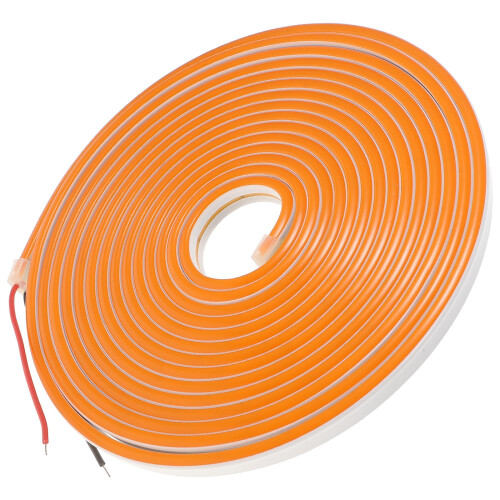 2Pièces LED Flexible Orange Silicone Pour Décor Extérieur