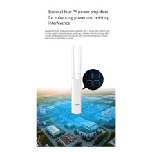 comfast Roteador WiFi externo AP1300Mbps 2.4G 5.8G Extensor de longo alcance Ponto de acesso sem fio Antena POE 48V Repetidor Wi-Fi