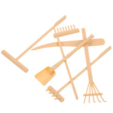 12Pièces Accessoires Jardin Zen Khaki Outils Compact Pour Sable