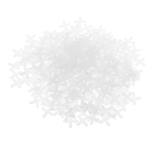 2500Pcs White Plastic Tile Leveler Spacers for Home Floor Wall Use