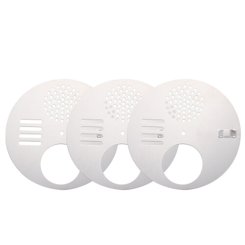 25Pièces Porte Ventilation Ruche Argent Polyvalent Protection
