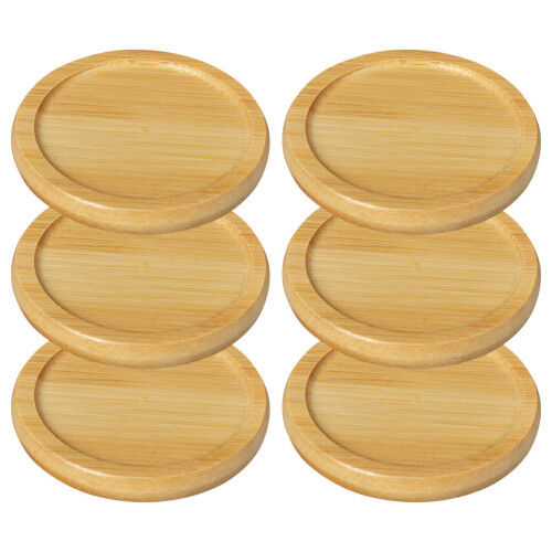 24Pièces Sous-Verres Bambou Isolants Multi-Usages Pour