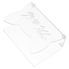 2Stk Acryl Mail Organizer Transparent Briefhalter Für Schreibtisch
