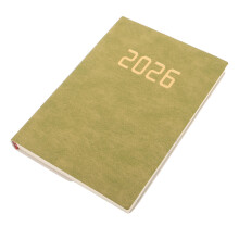 5Stk Kompaktplaner PU Leder Grün Tageskalender Journal 2026