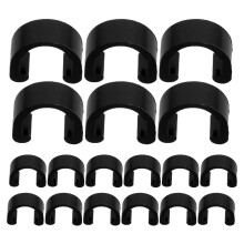 80Stk Aluminium Fahrrad Kabelclips - Bremsleitung Halterung