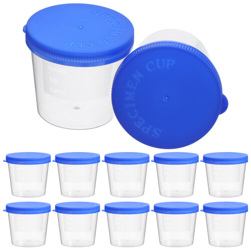 120Pièces Coupes Échantillons Sputum Transparentes Échelle