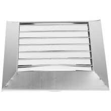 3Pcs Durable Stainless Steel Louvered Vent Cover for Exterior Wall Use