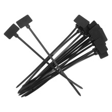 1000Stk Nylon Kabelbinder Mit Marker Schwarz Für Büro Heimgebrauch