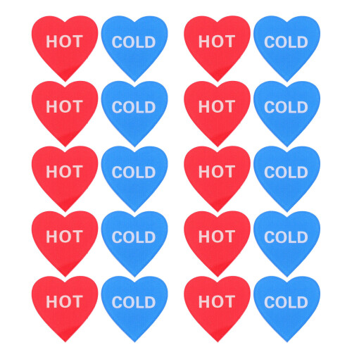 60Paires Marques Eau Robinet Chaud Froid Usage