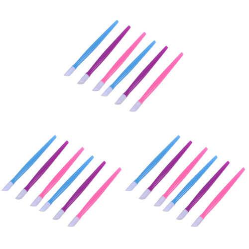 108Pièces Outils Plastique Coloré Pour Cuticules 1