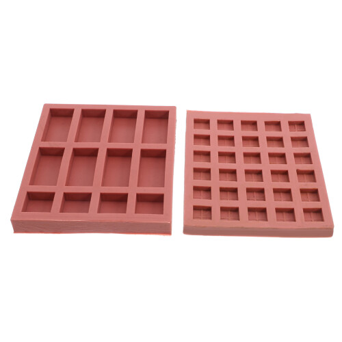 8Stk Wiederverwendbare Silikon Mini Ziegelform Für Sandtisch