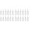 24Pcs White Plastic Needle Tip Applicator Bottles for Glue Dispensing 2