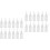 24Pcs White Plastic Needle Tip Applicator Bottles for Glue Dispensing 4