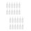 24Pcs White Plastic Needle Tip Applicator Bottles for Glue Dispensing 7