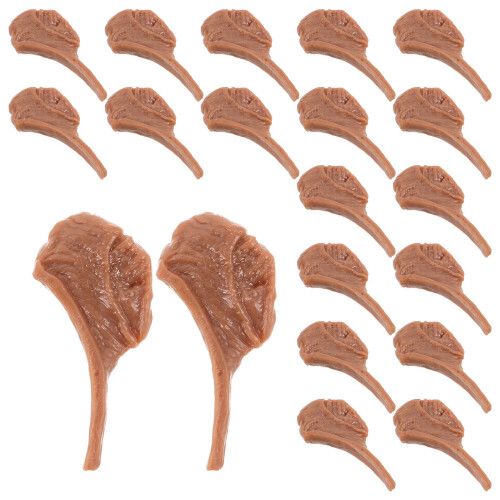 100Pcs Realistic Fake Beef Block Plastic Miniature Model for Display