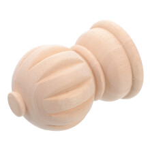 4Stk DIY Holzbaluster Treppenpfosten Unlackiert Beige Pumpkin Design