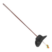 2Stk Handgemachter Cowboy Hut Charm Auto Innenraum Schwarz