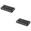 2St USB Switch Box Zwart 2 Computers 4 USB-Apparaten Printer 6