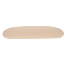 2Stk Armlehne Beige PU Weich Maniküre Handkissen Für Zuhause