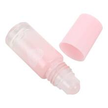 3Stk Kleine Roller Rollerflasche Rosa Herzmuster Duftöl