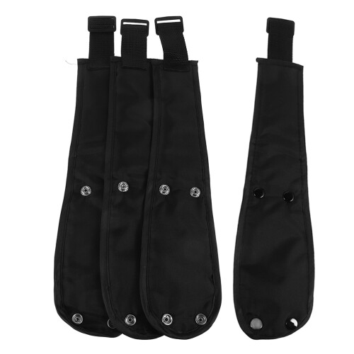 16Pièces Bébé Oxford Noir Pour Poussette Confortable