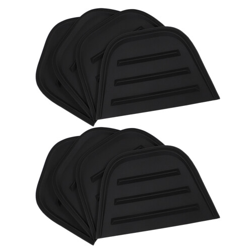 40Pièces Protections D'angle Noires PVC Faciles À Installer