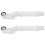 4Pcs Bathroom Drainage Pipe Tub Drain Kit Easy Install White Plastic 1