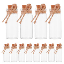4Sets Kleine Glazen Jars Met En Touw, Handgemaakt En Duurzaam