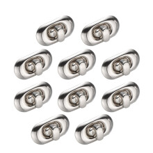 48Stk Silber Drehverschlüsse Für Taschenverschluss DIY Handtaschen