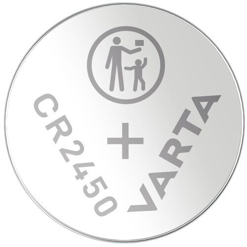 Varta CR2450 3V Lithium-Knopfzellenbatterie 2er-Pack 1