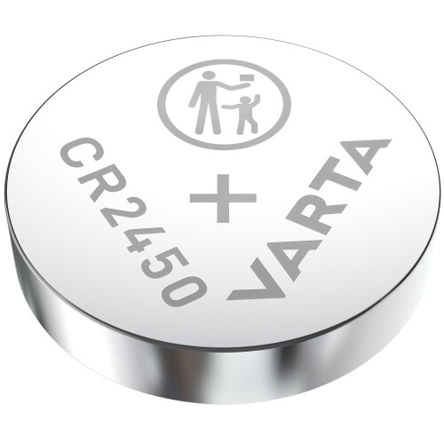 Varta CR2450 3V Lithium-Knopfzellenbatterie 2er-Pack 2