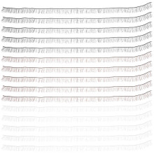 30Stk Nylon Puppenwimpern, Bunte Falsche Wimpern Für DIY Puppen